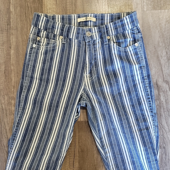 For All Mankin Pinstripe Skinnies - Picture 2 of 6